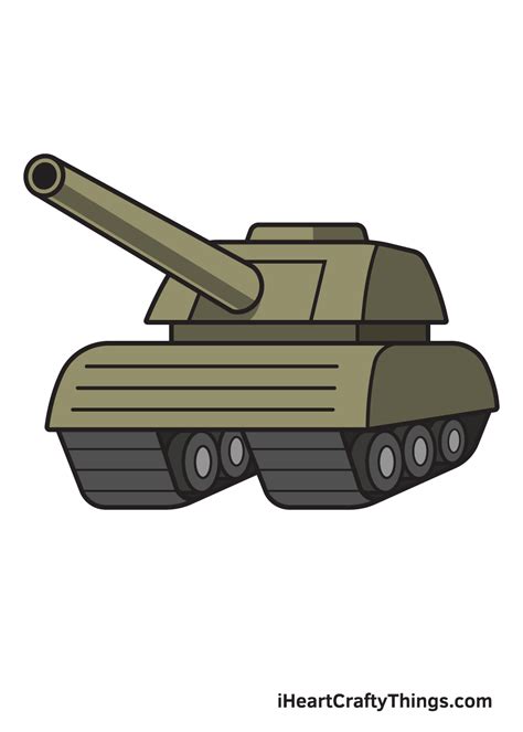 Tank Drawing How To Draw A Tank Step By Step