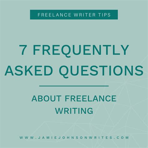 The 7 Most Frequently Asked Questions About Freelance Writing — Jamie