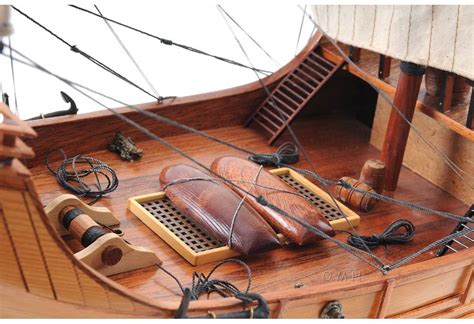 santa maria wooden model ship