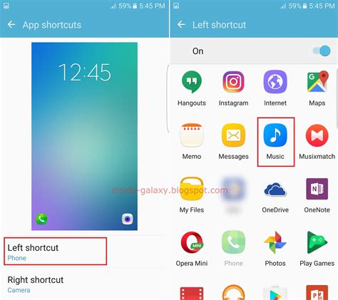 Inside Galaxy Samsung Galaxy S7 Edge How To Change App Shortcuts On
