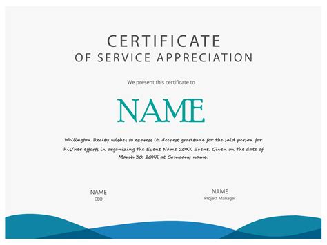 Buy Now Service Certificate Template For Your Needs