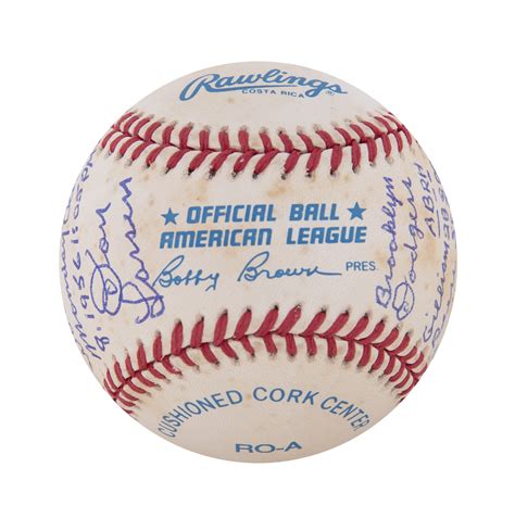 Lot Detail Don Larsen And Yogi Berra Dual Signed And Heavily Inscribed Oml Baseball With Full