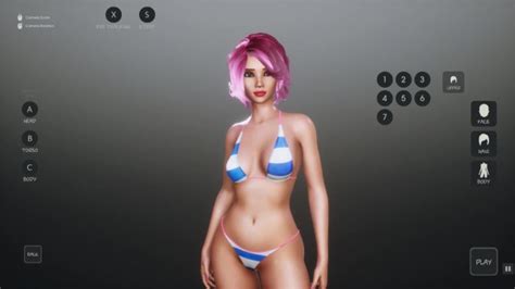 Sunbaycity Sfm Hentai Game Ep1 Wandering Around In A Sexy Red One Piece Swimsuit In A Gta