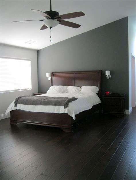 Modern Bedroom Color Schemes With Elegant Big Brown Master Bed And