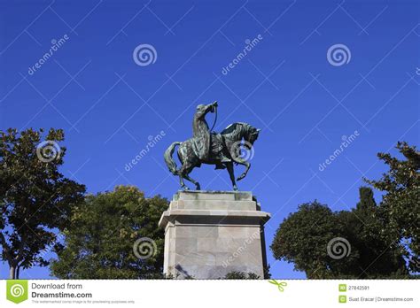 Equestrian Statue Stock Image Image Of Landmark Horse 27842581