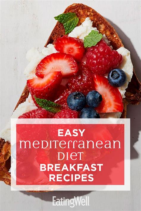 Mediterranean Diet Recipes Dinners Mediterranean Breakfast