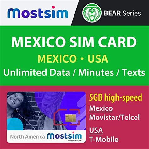 Buying a prepaid sim card in mexico is usually a pretty straightforward process, but there are a few things to be aware of. MOST SIM - Mexico Sim Card Unlimited Data/Calls/Texts (5GB High Speed) Telcel Movistar - 10 Days ...