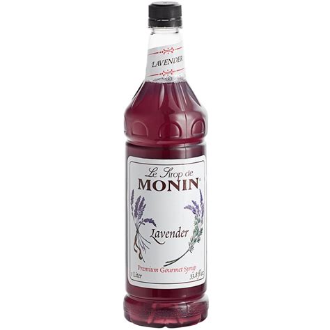 Monin Liter Premium Lavender Flavoring Syrup