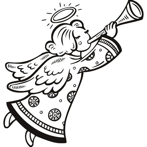 Free Black And White Angel Clipart Download Free Black And White Angel