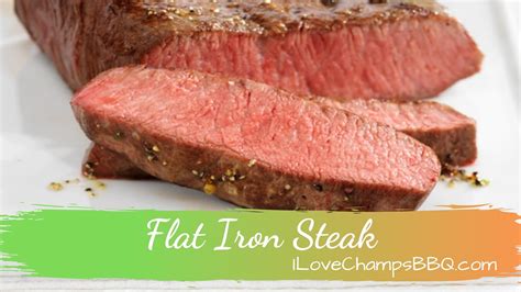 Flat Iron Steak - Champs BBQ gambar png
