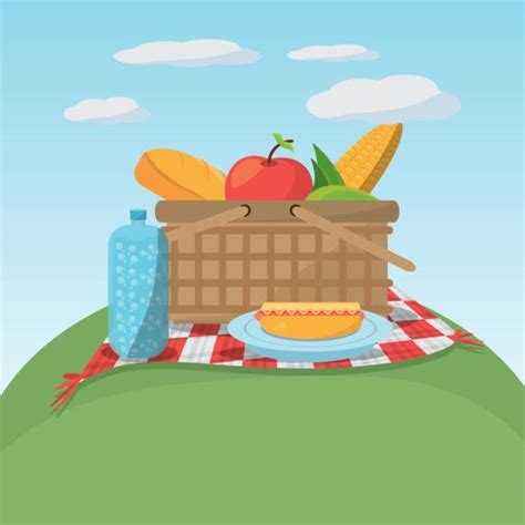 Picnic Blanket Illustrations Royalty Free Vector Graphics And Clip Art Istock