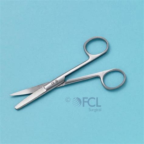 Fcl Surgical Scissor Dressing Straight Sharpblunt Length 13cm