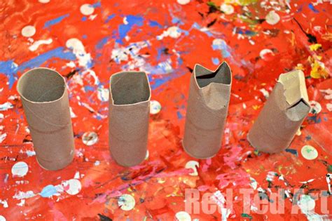 Cardboard Tube Crafts Red Ted Arts Blog