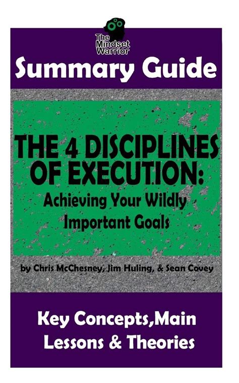 Mua Summary The 4 Disciplines Of Execution Achieving Your Wildly