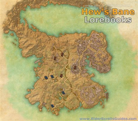 Hews Bane Lorebooks Map Elder Scrolls Online Guides