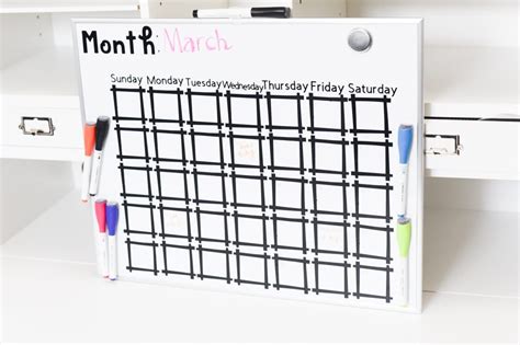 Diy Dry Erase Calendar And Menu Boards With Cricut 2023 Clarks Condensed