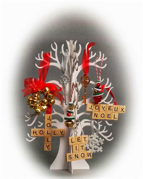 Scrabble Ornament Let It Snow Christmas Decoration Tree Etsy
