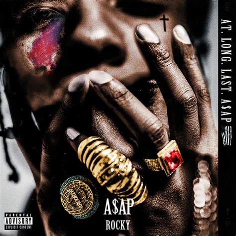 Asap Rocky At Long Last Asap Music Album Cover Canvas Poster Etsy