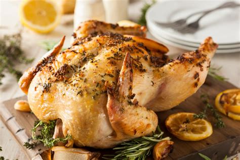 The picture tells the story. Low-Sodium Herb Roasted Chicken Recipe - Diabetes Self ...