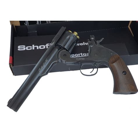 Vzduchový Revolver Asg Schofield 6 Černý 45mm