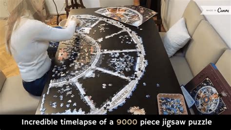 Incredible Timelapse Of A 9000 Piece Jigsaw Puzzle Video Alltop Viral