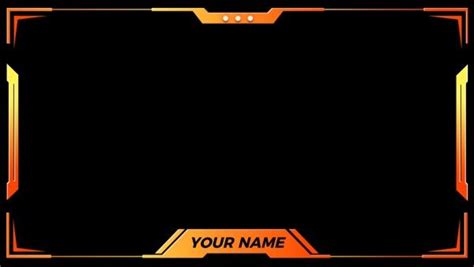 Orange Twitch Overlay Banner Twitch Webcam Overlay Template And Ideas
