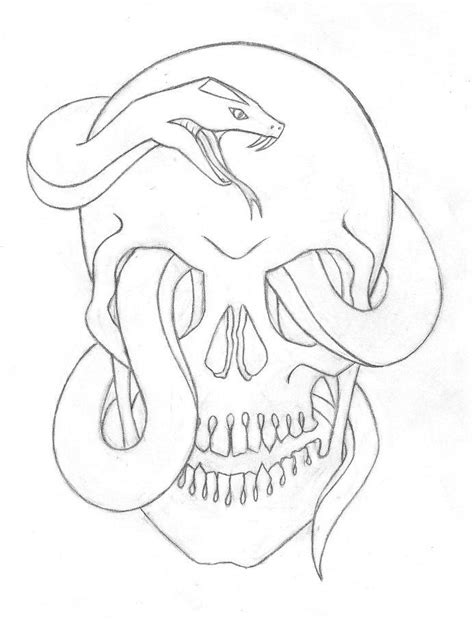 Skull And Snake By Itsamore On Deviantart