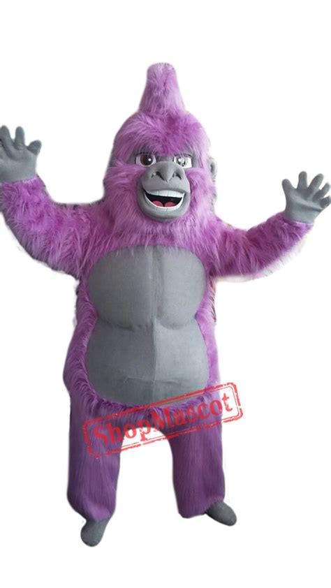 pink gorilla mascot costume adult costume