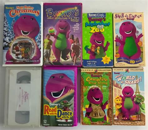 Vintage Barney Friends Vhs Collection Lot Of Tapes Picclick The Best Porn Website