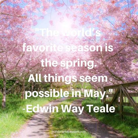20 Inspirational Quotes For Spring Comfort And Peasant