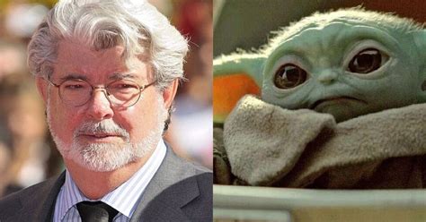 ‘star Wars Creator George Lucas Holds ‘the Mandalorians Baby Yoda