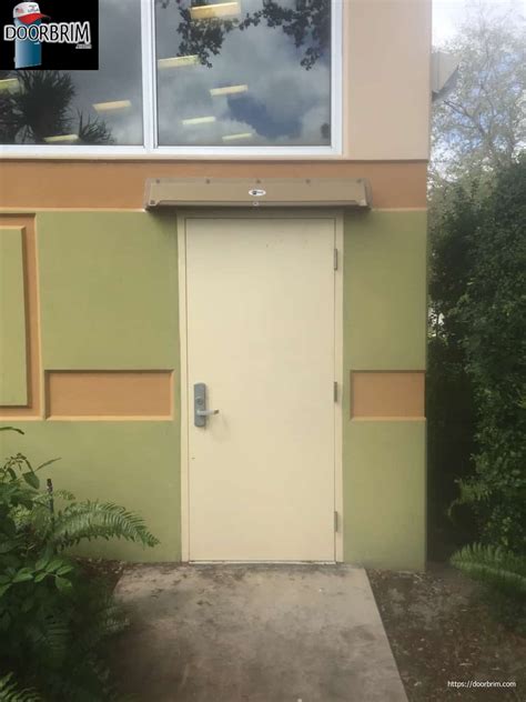 Exterior Door Rain Hood Doorbrim Stops Leaks And Dripping