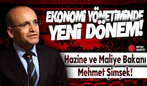Ekonomi yönetiminde yeni dönem Hazine ve Maliye Bakanı Mehmet Şimşek