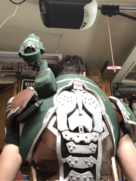 Heres The Second Shot Of My Doom Slayer Cosplay The Backside Of The Torso Rdoom