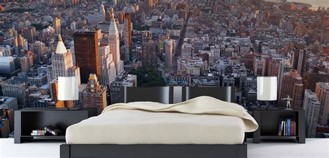 york city skyline wallpaper  bedroom gallery