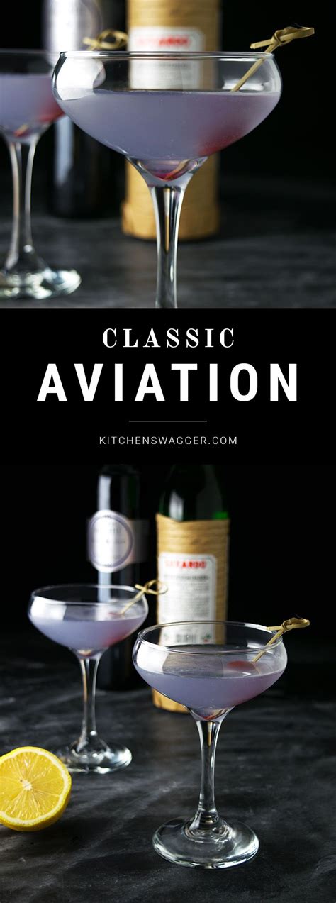 Aviation Cocktail Recipe Recipe Aviation Cocktail Classic Cocktail Recipes Alcohol Recipes