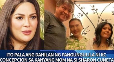 pinoy celebrity news ito pala ang dahilan bakit nangungulila si kc concepcion sa kanyang mom na