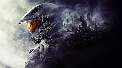 Halo 5 Guardians Master Chief Helmet Uhd 4k Wallpaper Pixelz