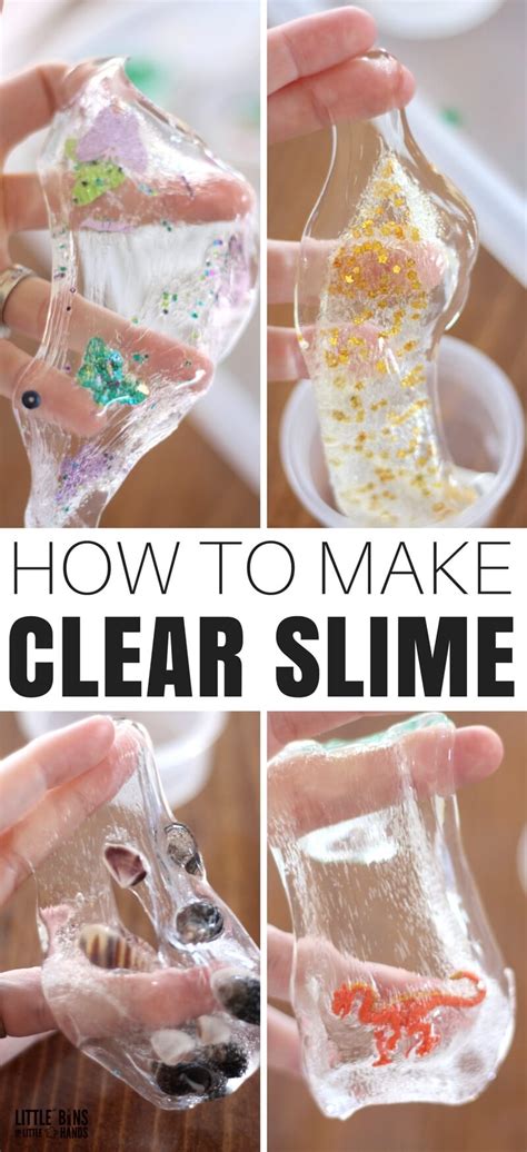 Clear Glue Slime Artofit