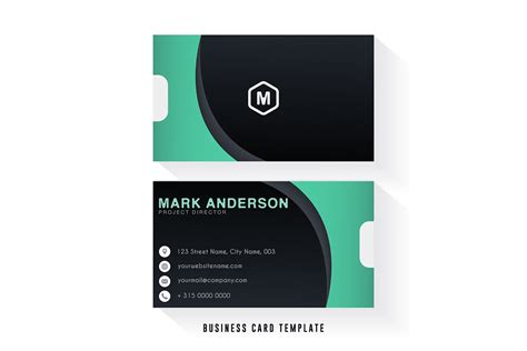 Modern Business Card Template By Ntc Graphic
