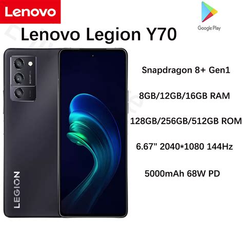 Lenovo Legion Y70 Mobile Phone 667 144hz Oled Screen Snapdragon 8
