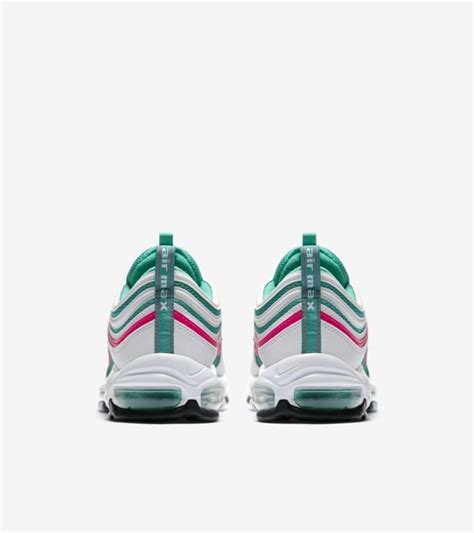 Nike Air Max 97 White And Kinetic Green And Pink Blast Release Date Nike Snkrs At