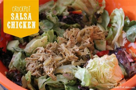 Season the chicken with adobo (or salt), garlic powder and cumin then place in the slow cooker and top with salsa. Crockpot Salsa Chicken