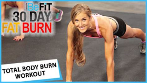 30 day fat burn total body shred workout befit 30 day fat burn fitness system befit