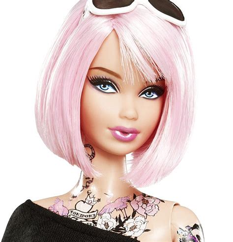 Barbie Got Inked The World S First Tattooed Barbie Bit Rebels