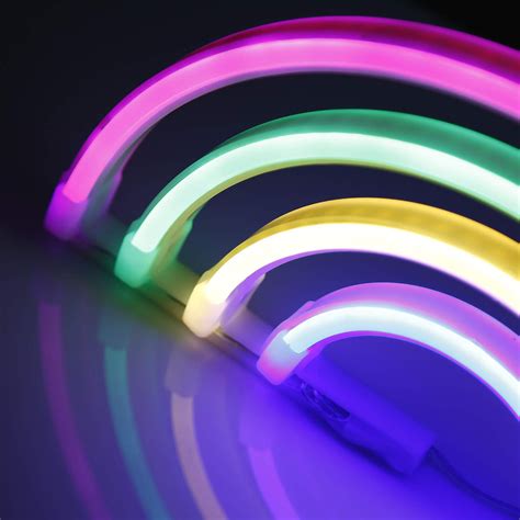 Rainbow Neon Sign Led Light Usb Battery Powered Neon Lamps
