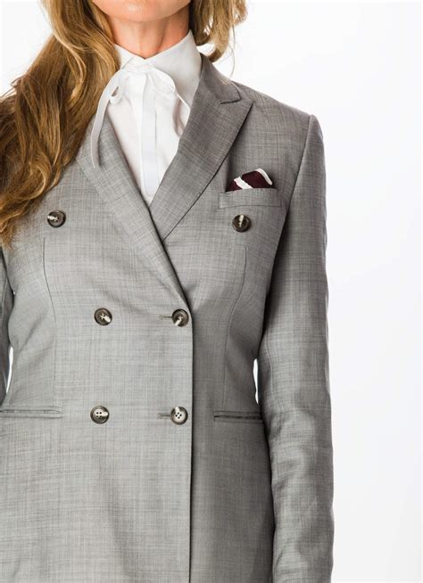 Grey Double Breasted Suit Zane Barläs