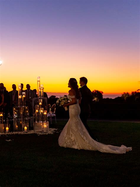 Romantic Night Wedding Ceremony at Pelican Resort in Newport - John ...