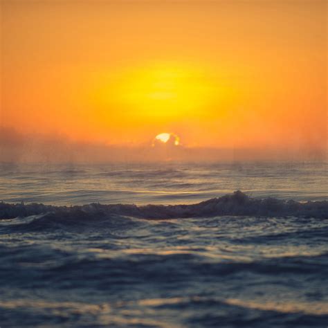 Mg50 Sea Spray Sunset Ocean Water Nature