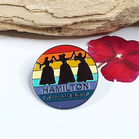 Hamilton Musical Theatre Enamel Pin Badge Schyler Sisters Etsy